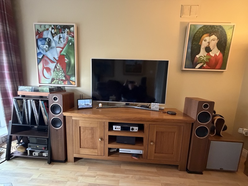A55 in the listening room
