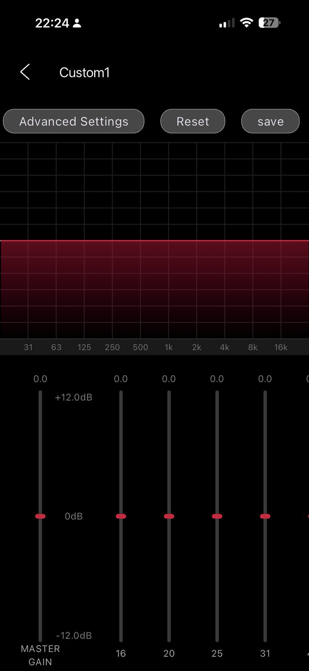 fiio control custom peq gain sliders