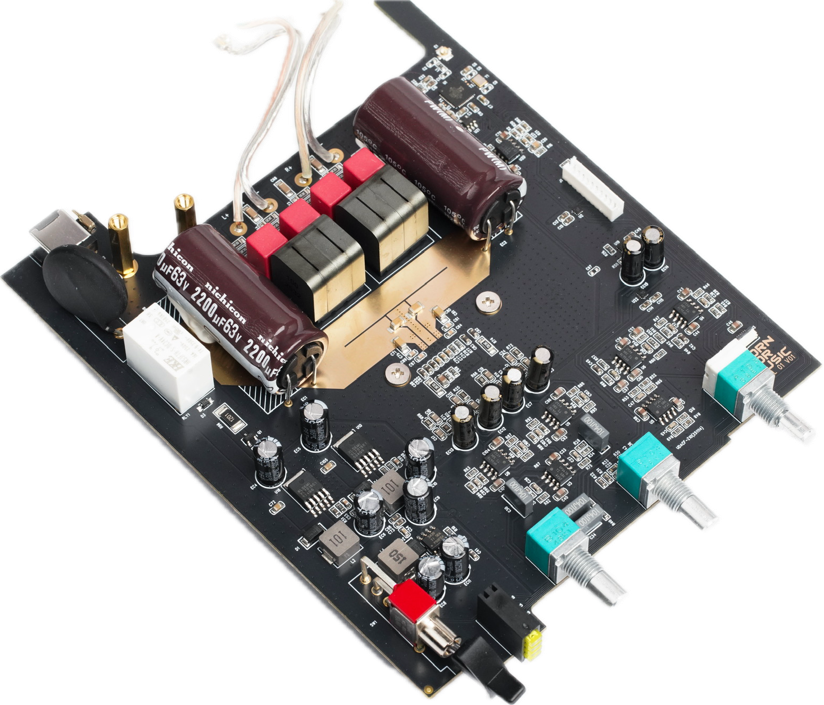 level 1 internal mainboard showing pcb layout and components