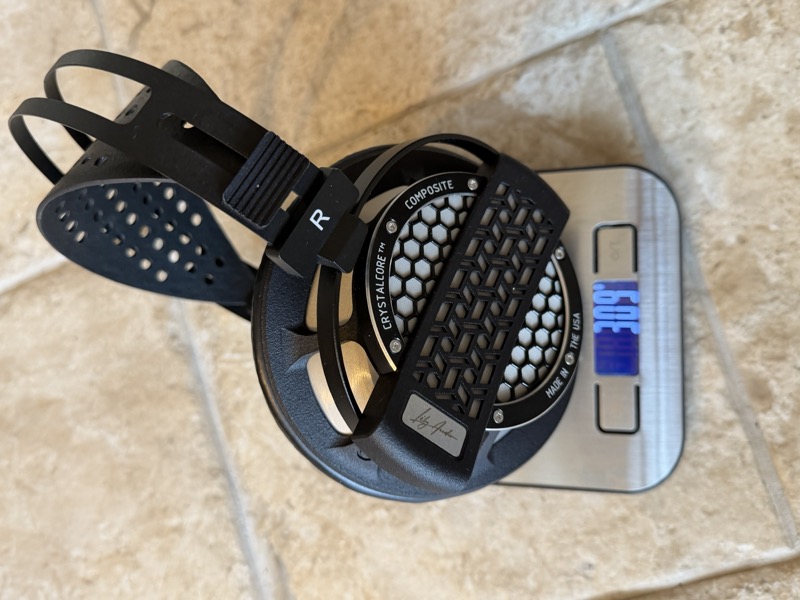 the Genesis One on the kitchen scale