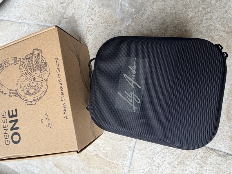 hard case beside the box