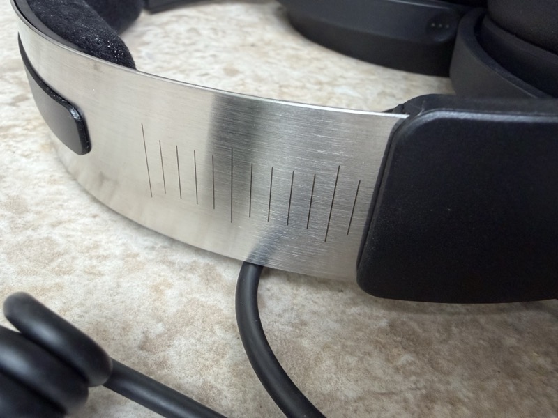 slotted headband panel