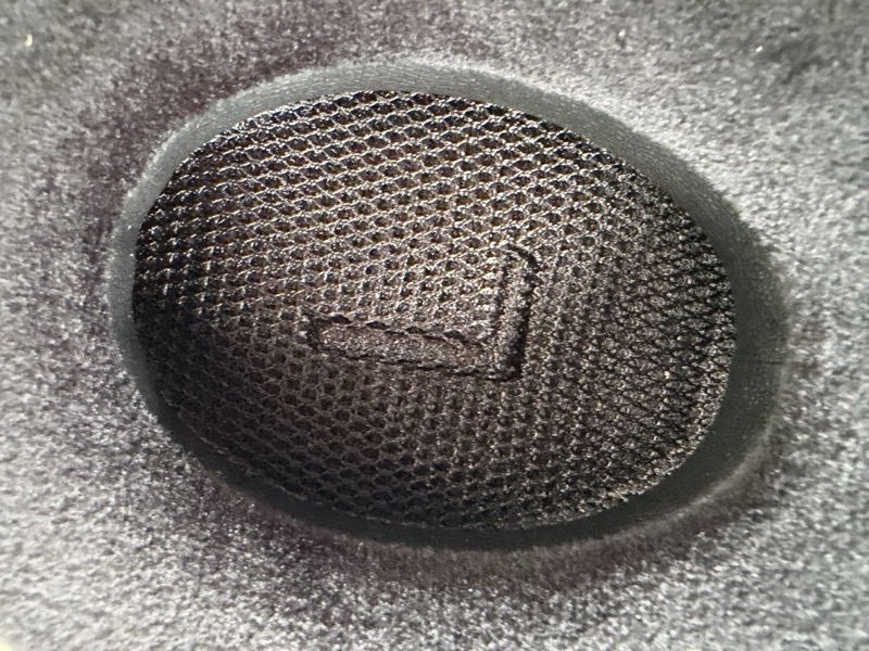 speaker grille closeup
