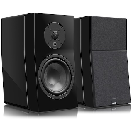 svs ultra evolution bookshelf — piano gloss black finish