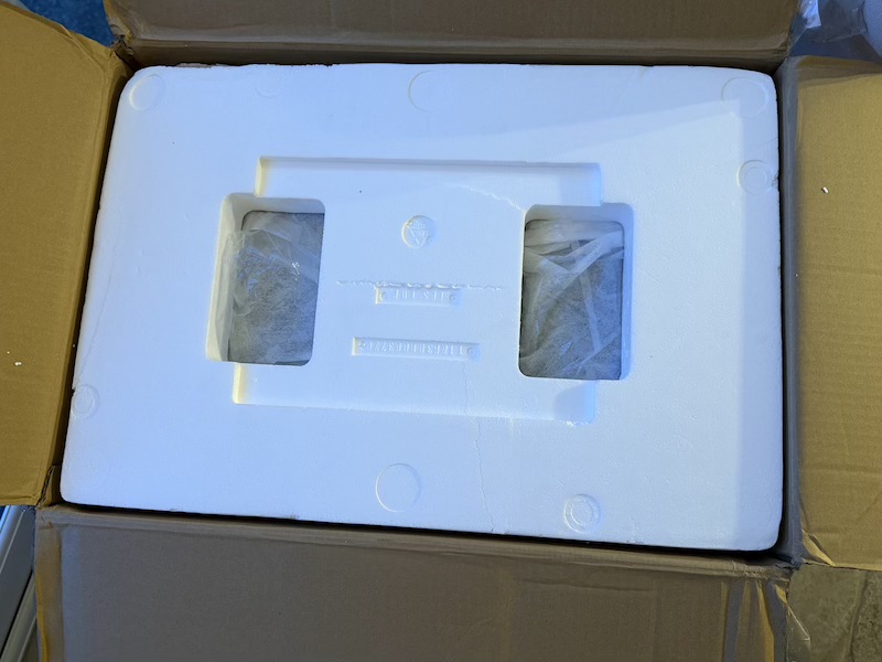 opening the box